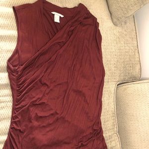 H&M burgundy top
